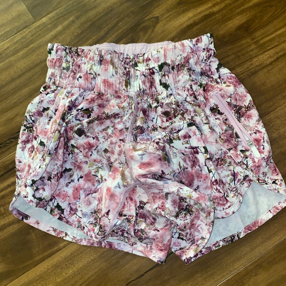 Lululemon floral shorts
